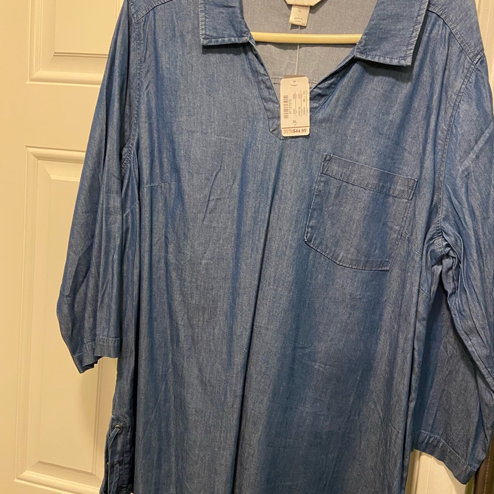 Ladies denim shirt
